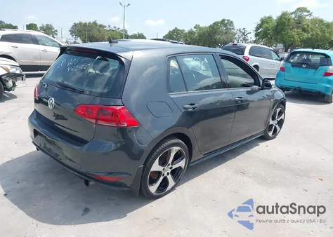 2015 Volkswagen Golf Gti 2.0T Autobahn 4-Door from USA, damaged, VIN 3VW4T7AU3FM029403